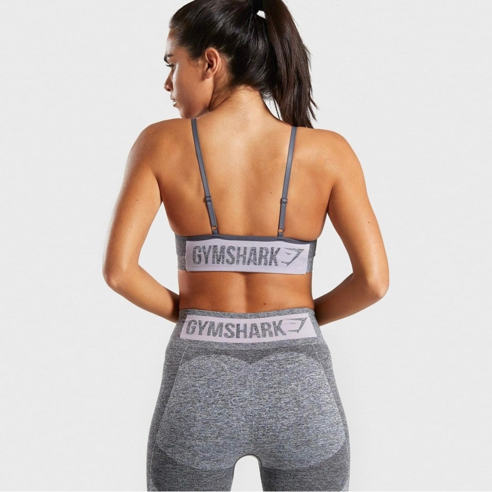 Gymshark Flex High Waisted Leggings - Grey/Pink